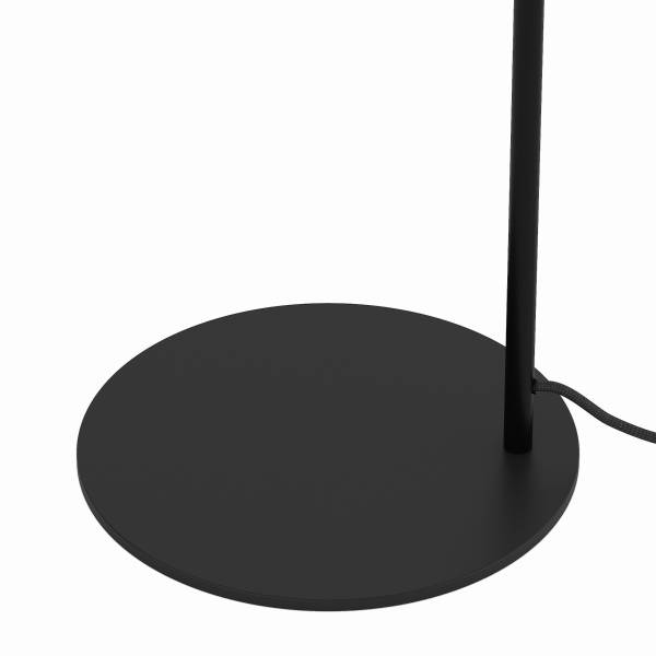 Tischleuchte MOME Typ B - Rauchglas / Eisen - 1-flammig