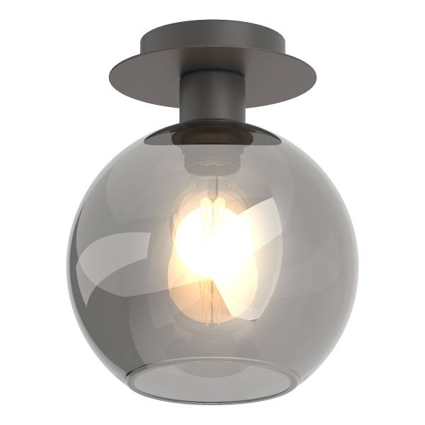 Deckenleuchte ENTEA - Glas / Eisen - Flammenanzahl: 1
