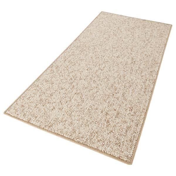 Läufer Wolly - Polypropylen / Fleece - Beige - 80 x 200 cm
