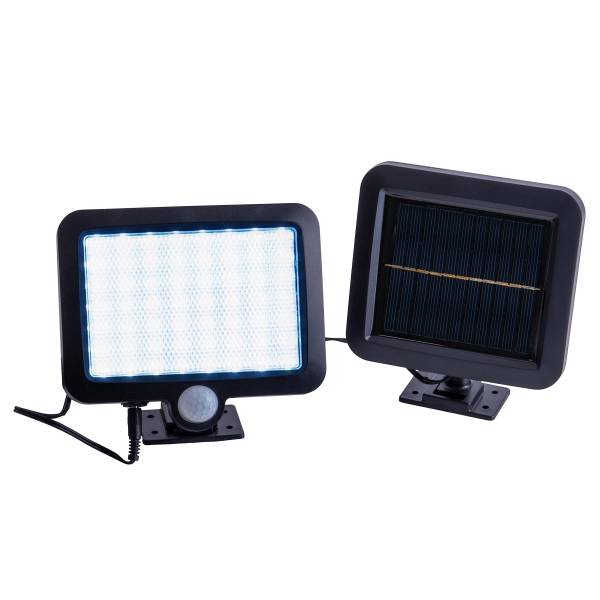 LED-Solar-Wandleuchte Pepe 2er-Set - Kunststoff - Schwarz - 1-flammig