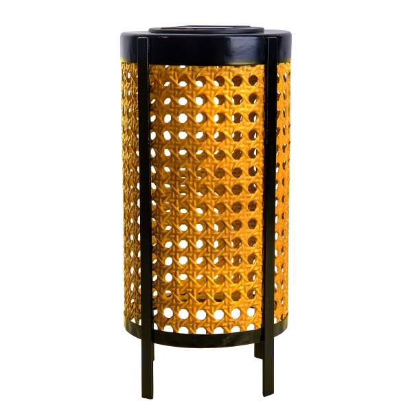 LED-Solarleuchte Patti - Aluminium - Braun / Schwarz - 1-flammig