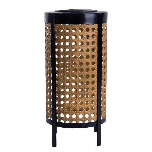 LED-Solarleuchte Patti - Aluminium - Braun / Schwarz - 1-flammig