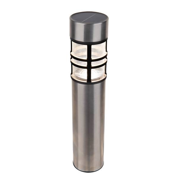 LED-Solar-Wegeleuchte Bobby 3er-Set - Edelstahl - Silber - 1-flammig