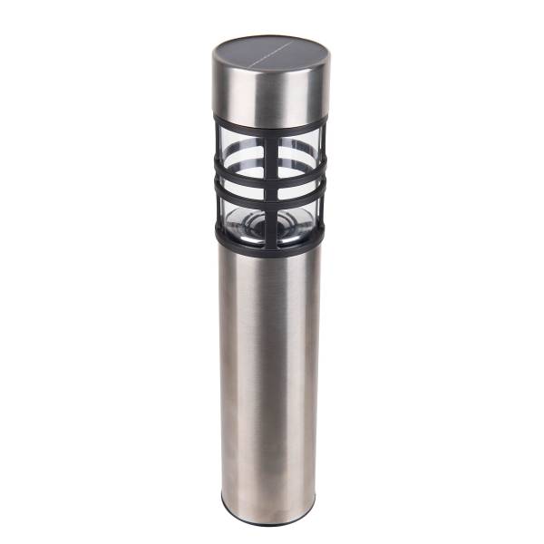LED-Solar-Wegeleuchte Bobby 3er-Set - Edelstahl - Silber - 1-flammig