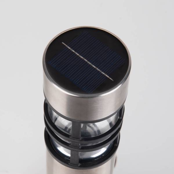 LED-Solar-Wegeleuchte Bobby 3er-Set - Edelstahl - Silber - 1-flammig