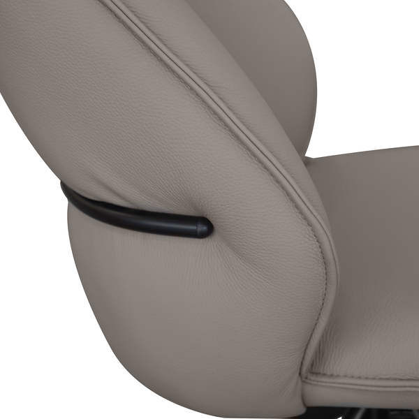 Drehbarer Polsterstuhl LINNI 2er-Set - Taupe