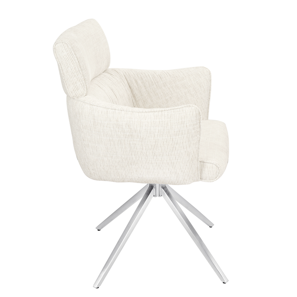 Drehbarer Armlehnenstuhl IMMAH 2er-Set - Beige