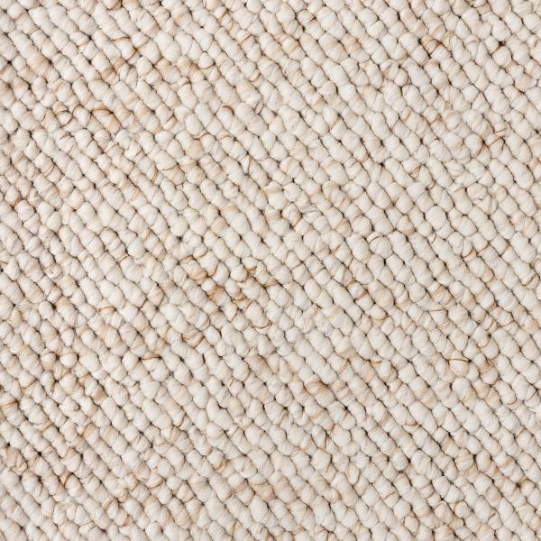 Kurzflorteppich Rocco - Polypropylen / Filz - Creme - 120 x 170 cm