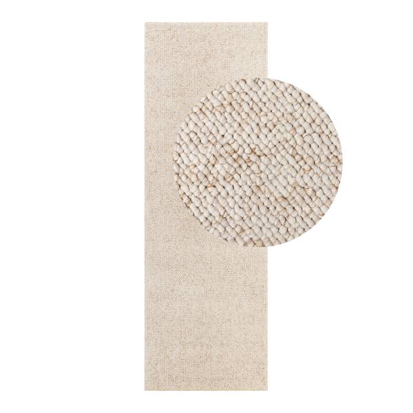 Läufer Roccoo - Polypropylen / Filz - Creme