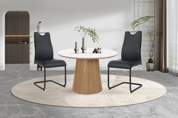 Freischwinger Dimaci 2er-Set - Schwarz