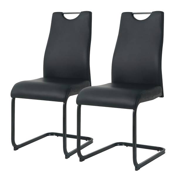 Freischwinger Dimaci 2er-Set - Schwarz
