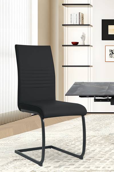 Freischwinger Kazari 2er-Set - Schwarz