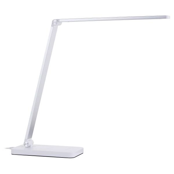 LED-Schreibtischlampe Florence - Eisen / Kunststoff - 1-flammig - Weiß