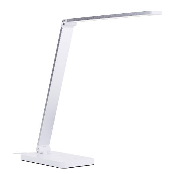 LED-Schreibtischlampe Florence - Eisen / Kunststoff - 1-flammig - Weiß