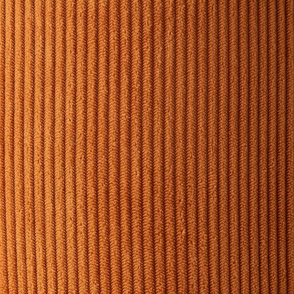 Pendelleuchte Tony - Eisen / Cordstoff - Orange - Flammenanzahl: 1