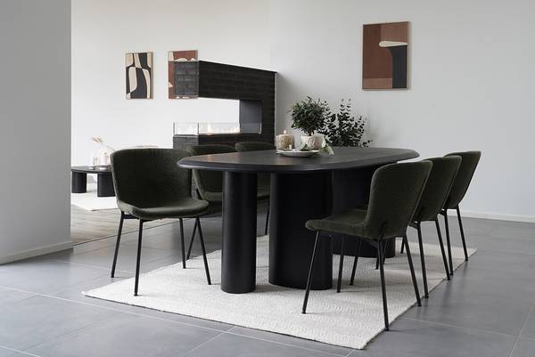 Kerzenhalter Mbean - Braun - Farbglas - 12 x 12 x 12 cm