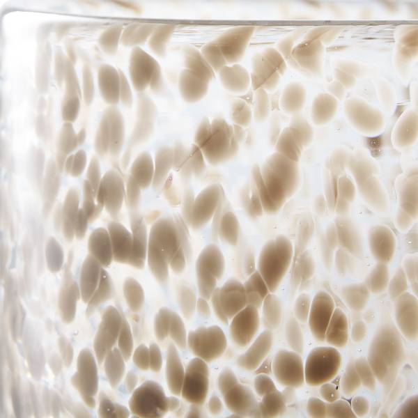 Kerzenhalter Mbean - Braun - Farbglas - 12 x 12 x 12 cm