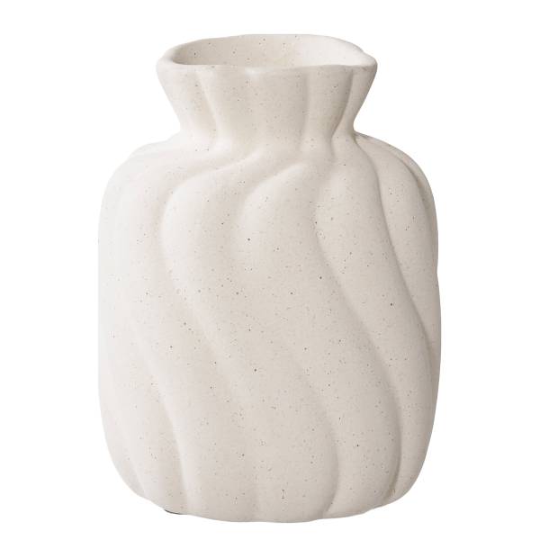 Vasen-Set Pupuh 2-teilig - Weiß - Keramik - 11 x 15 x 11 cm