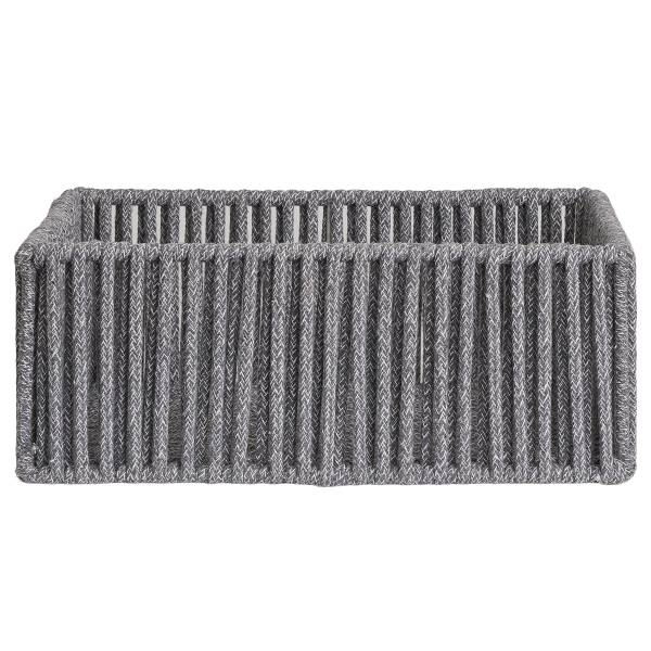 Korb-Set Arese 3-teilig - Grau - Stahl - 26 x 14 x 36 cm