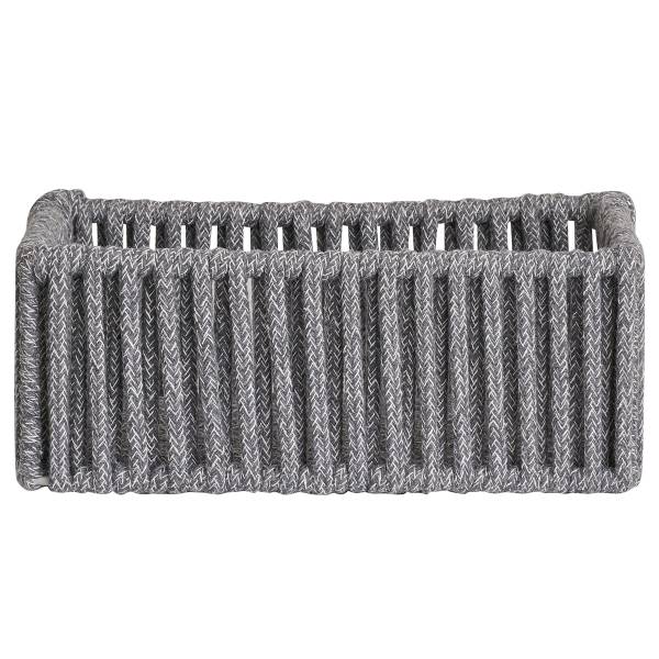 Korb-Set Arese 3-teilig - Grau - Stahl - 26 x 14 x 36 cm