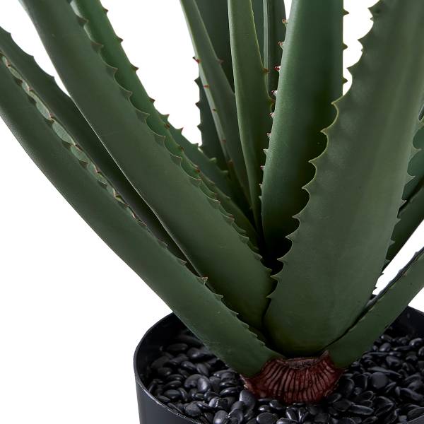 Kunstpflanze Aloe Vera - Grün - Polyethylen - 31 x 51 x 31 cm