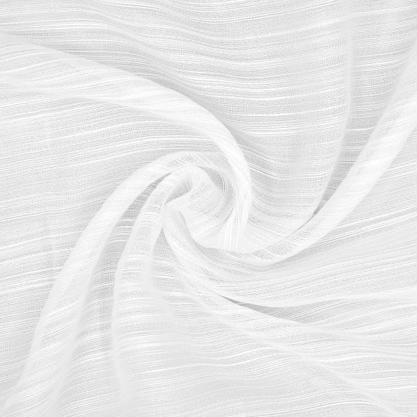 Scheibengardinen Mukio - Weiß - Webstoff - 50 x 140 cm