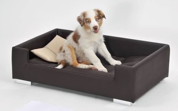 Hundesofa Candy - Kunstleder - Braun