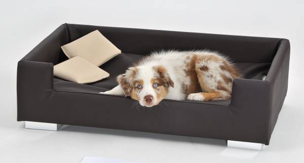 Hundesofa Candy - Kunstleder - Braun