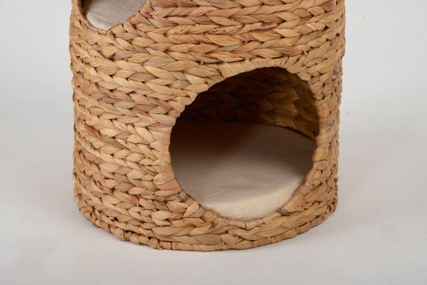 Katzentonne Fika - Wasserhyazinthe / Baumwollstoff - Braun