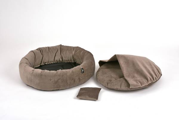 Hundebett Lajos Gr. 1 - Polyester - Taupe