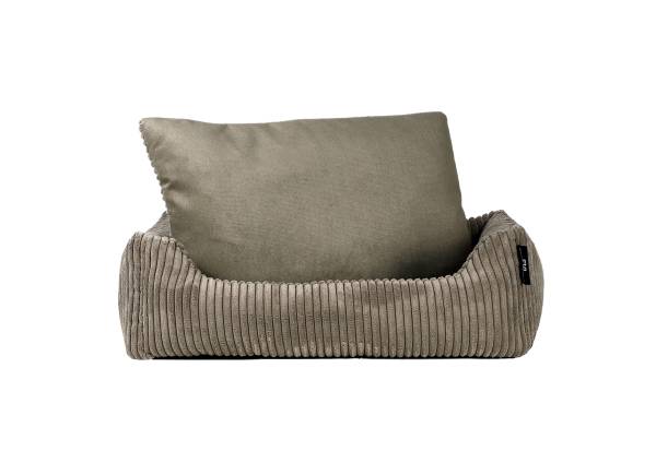 Hundebett Bamy Gr. 1 - Cordstoff - Taupe