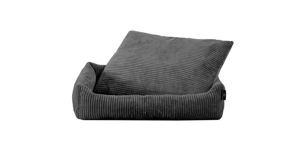 Hundebett Pnae - Cordstoff - Dunkelgrau