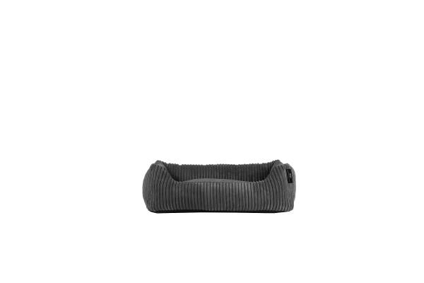 Hundebett Bamy Gr. 1 - Cordstoff - Dunkelgrau