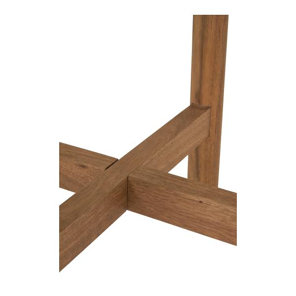 Beistelltisch Terracina - Braun - Weiß - Beton - 37 x 46 x 37 cm