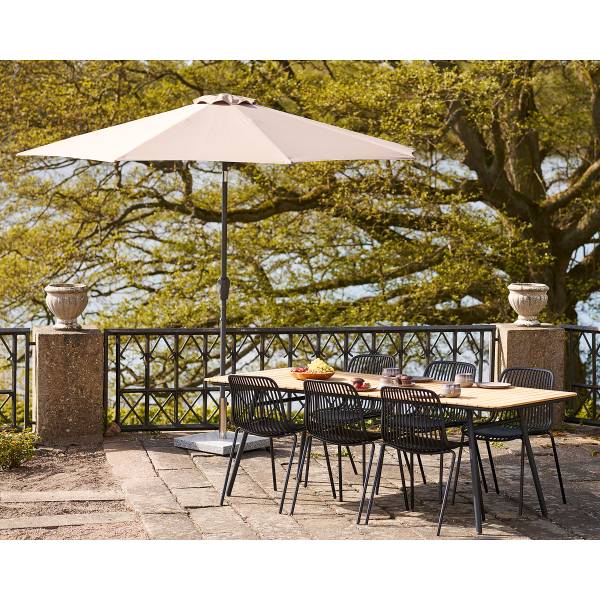 Gartenstuhl Branson 4er-Set - Schwarz