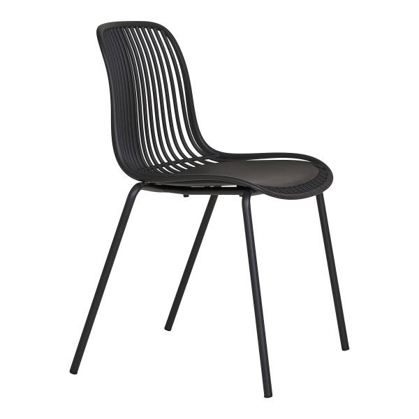 Gartenstuhl Branson 4er-Set - Schwarz