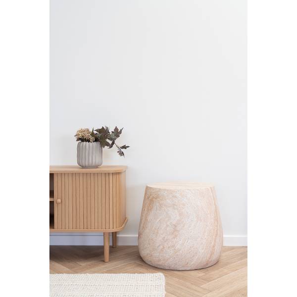 Beistelltisch Bonn A - Braun - Ton - 48 x 41 x 48 cm