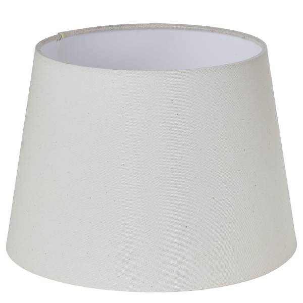 VERICE Tischleuchte keramik - Leinen/Keramik - Creme/Taupe
