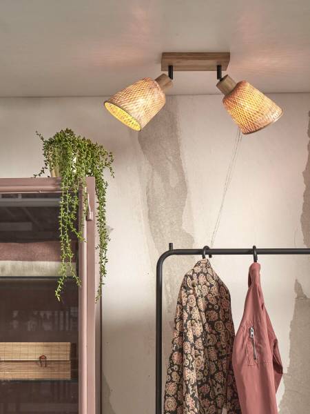 Deckenleuchte Java - Bambus - Beige