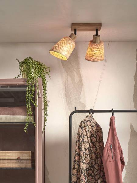 Deckenleuchte Java - Bambus - Beige