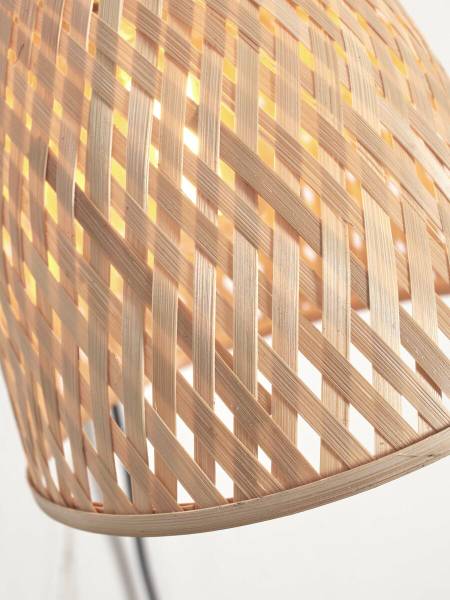 Wandleuchte Java - Bambus - Beige - Beige