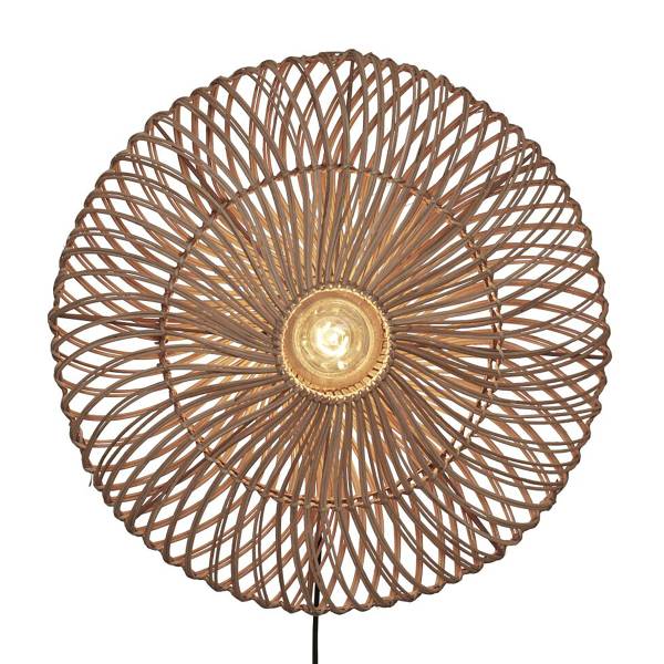Wandleuchte Zanzibar - Rattan - Beige - Beige