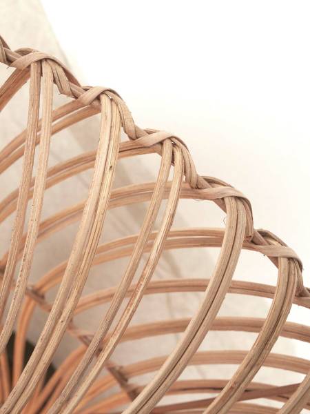 Wandleuchte Zanzibar - Rattan - Beige - Beige