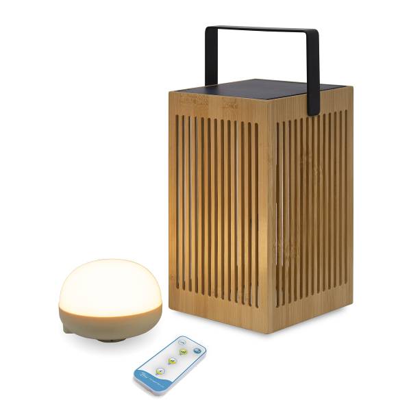 Wegeleuchte Okinawa - Bambus - Beige - 1-flammig