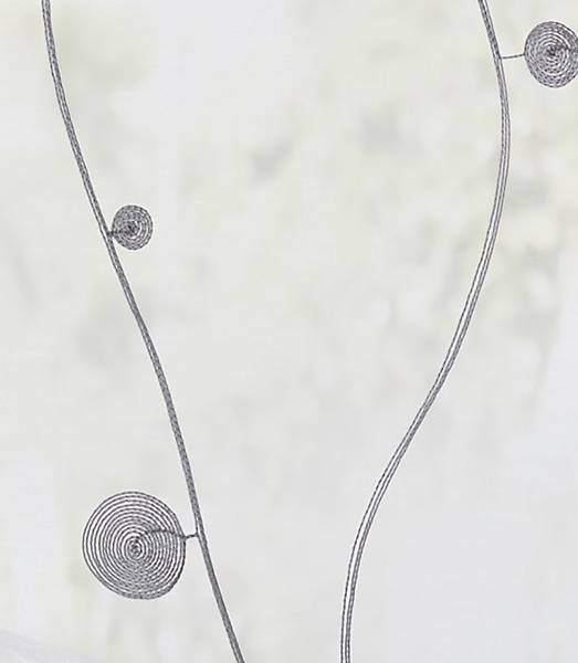 Ösenschal Nelly - Webstoff - Grau - 135 x 225 cm