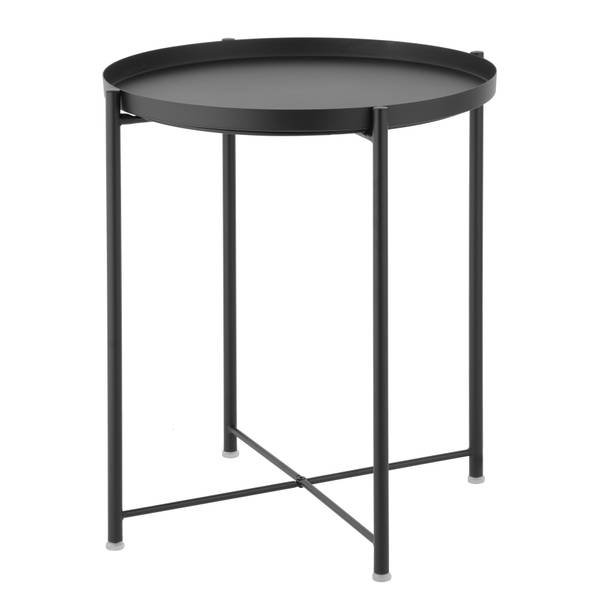 Beistelltisch Amicus - Metall - Schwarz