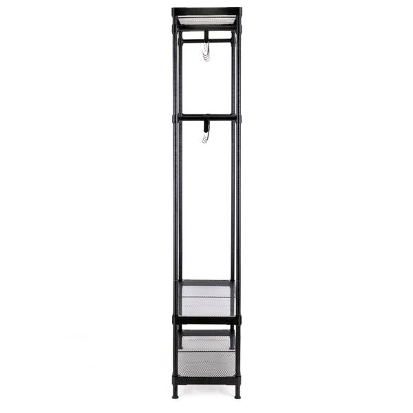 Garderobe Harnew - Metall - Schwarz