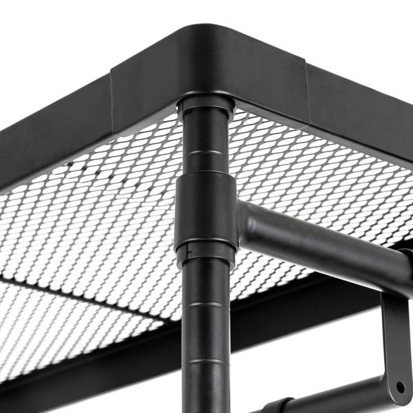 Garderobe Harnew - Metall - Schwarz