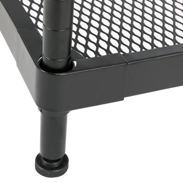Garderobe Harnew - Metall - Schwarz