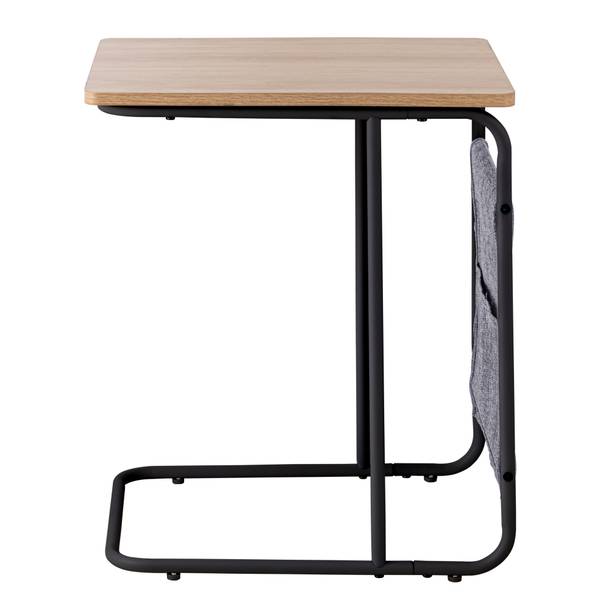 Beistelltisch Staffo - Eiche Dekor / Schwarz